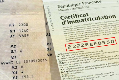 Qu'est-ce que le numéro de formule de carte grise ?